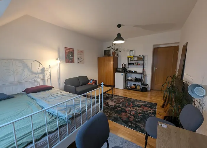 Cozy Studio-room Near Center With Private Bathroom Apartmán Praha